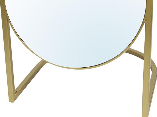 Vente Unique Miroir Sur Pied Psyché En Métal - L. 41 X H. 171 Cm - Doré - ZINEB