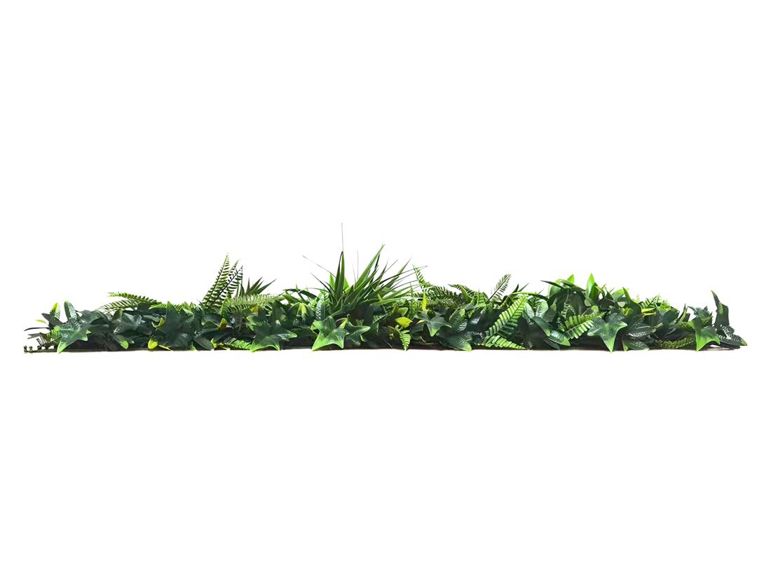 Vente Unique Mur Végétal Synthétique Vert - Pack De 1m² - DELVIN