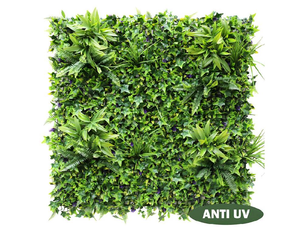 Vente Unique Mur Végétal Synthétique Vert - Pack De 1m² - MATCHA