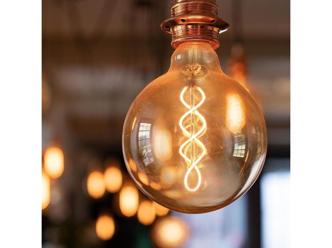 Vente Unique NETTLIFE Lot De 1 Ampoules LED E27 Ampoule G95 Vintage Blanc Chaud 4W 2200K Edison Ampoule Rétro à Filament Lampe à économie D'énergie Pour Maison