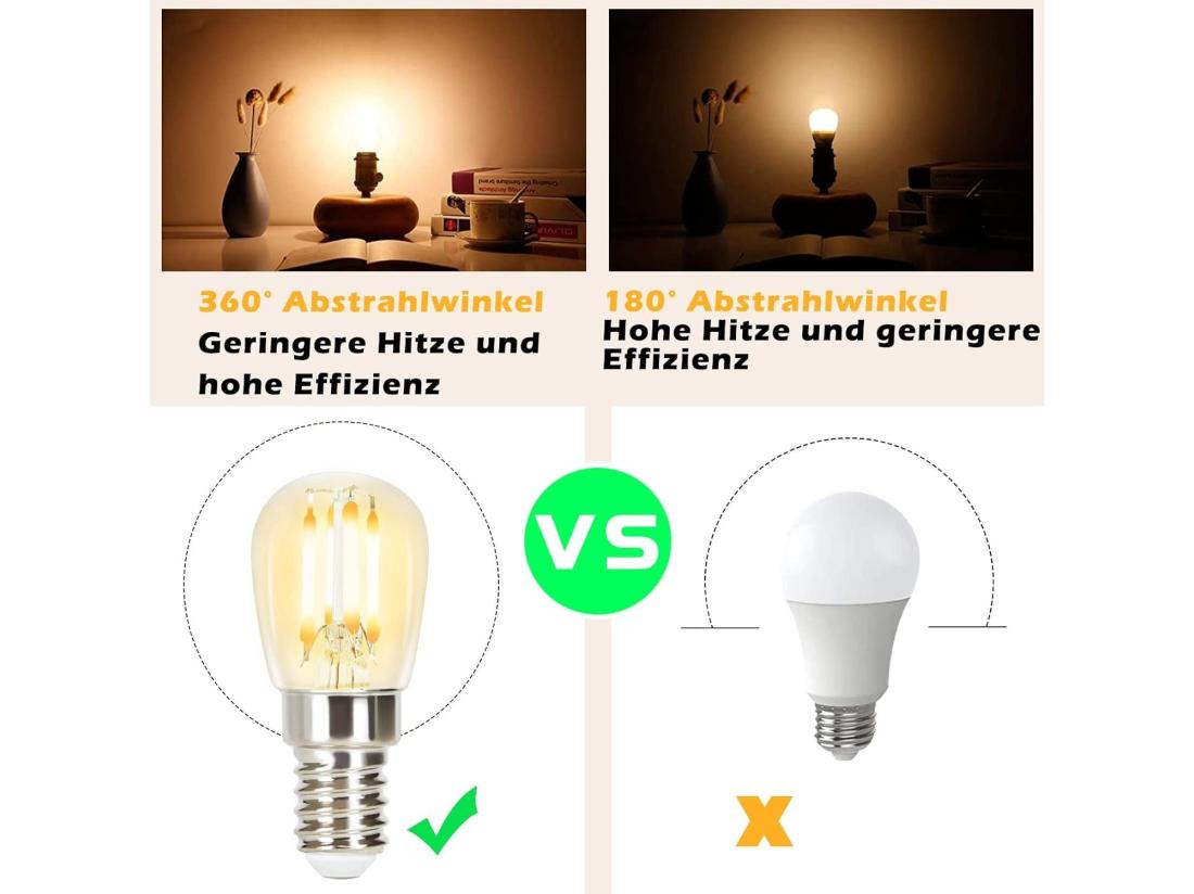 Vente Unique NETTLIFE Lot De 10 Ampoules LED E14 ST25 Blanc 2700K Chaud Ampoules 4W De Remplacement Pour Lampe Vintage 40W Rétro En Verre Nostalgique à Filament