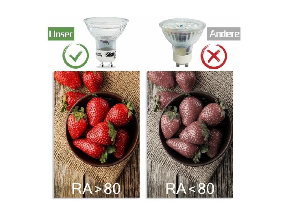 vente unique NETTLIFE Lot de 10 ampoules LED GU10 blanc chaud 3W 240LM PAR16 spot encastrable angle de faisceau 120° 3000K pour cuisine plafond mur salon
