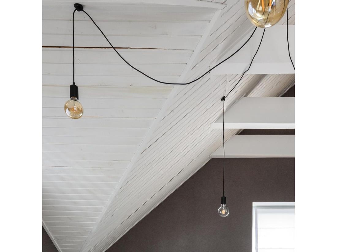 Vente Unique NETTLIFE Lot De 2 Ampoules LED E27 Vintage Ampoules Rétro G80 Edison à Filament Blanc Chaud 2700K 4W économie D'énergie En Verre Ampoules Décoratives
