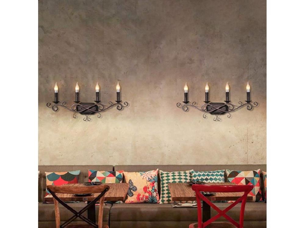 Vente Unique NETTLIFE Lot De 6 Ampoules LED E14 Bougies Blanc Chaud 4W 2700K Filament Rétro Edison Style Vintage économie D'énergie En Verre - Non Dimmable