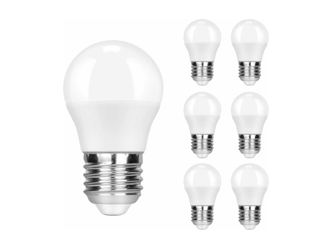 vente unique NETTLIFE Lot de 6 ampoules LED E27 blanc chaud – 5 W 3000 K ampoule blanche chaude lampe à économie d'énergie sans scintillement