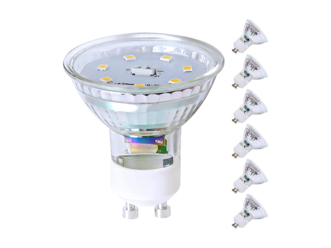 Vente Unique NETTLIFE Lot De 6 Ampoules LED GU10 Blanc Neutre 5 W Remplace Une Ampoule 50 W 4000 K économie D'énergie Angle De Faisceau 110° Non Dimmable