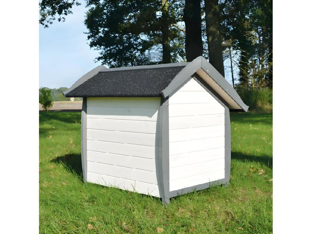 Vente Unique Niche Chien En Bois Moderne De Haute Qualite BELLA 222 Taille L 86 X 102 X 94 Cm