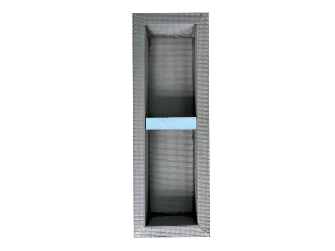 Vente Unique Niche De Douche à Encastrer Et Prête à Carreler Avec 1 étagère - 31 X 91 Cm - KLARA
