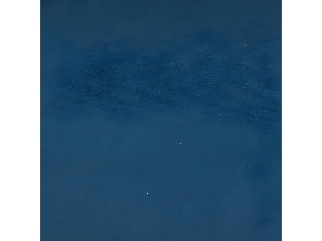 Vente Unique Niche Pouf à Imprimé Végétal "Eden" - Bleu/Vert - 35 X 35 Cm