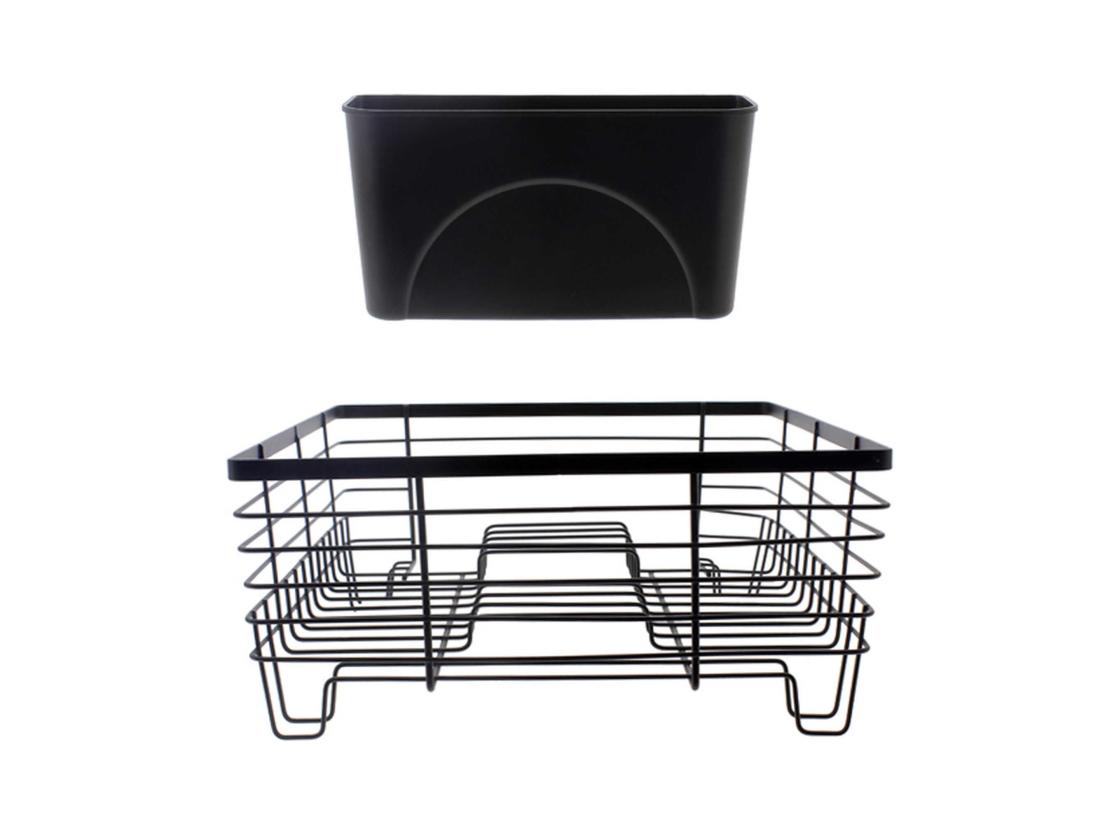 Vente Unique Novastyl - Egouttoir A Vaisselle En Metal Noir