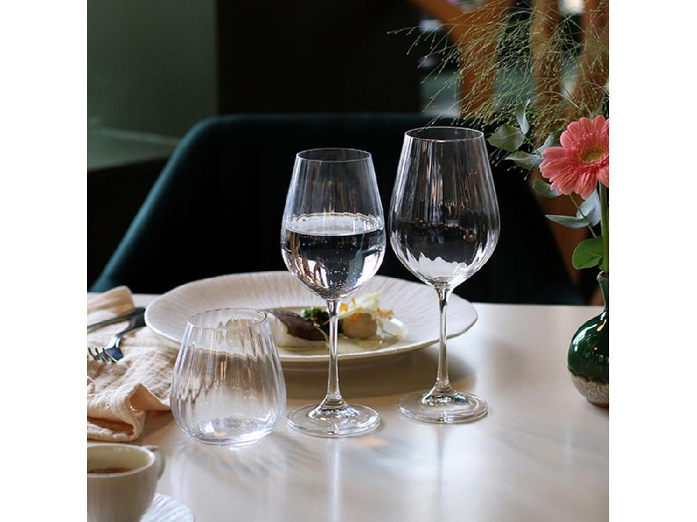 Vente Unique Ogo Living - Boite De 6 Verres A Pied Astral 50cl En Cristallin