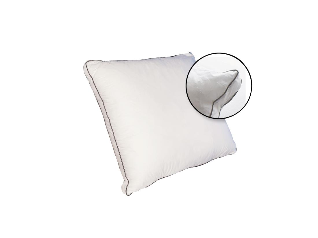 Vente Unique Oreiller Sensation Duvet En Percale De Coton 91 Fils/cm² - 50 X 70 Cm - 700 Gr - Blanc - AUXENCE