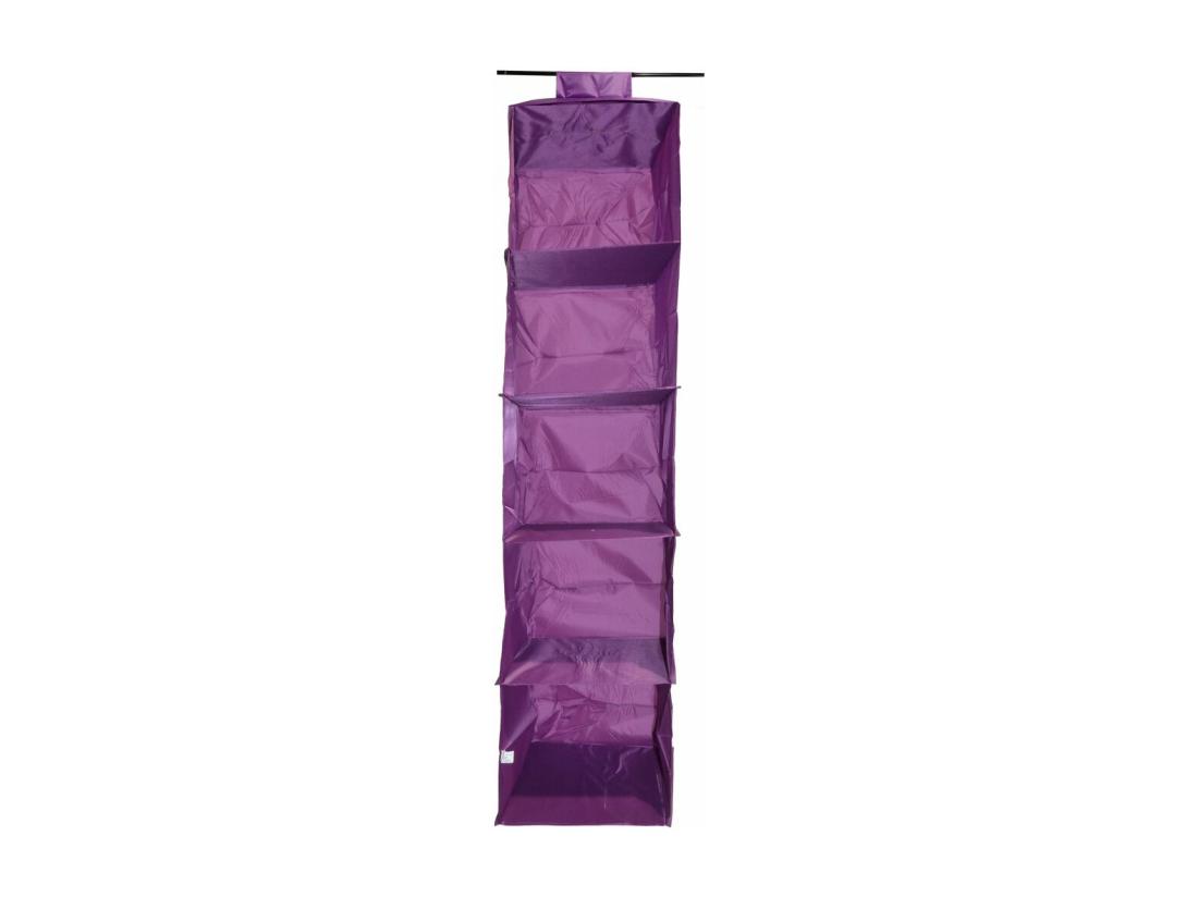 Vente Unique Organisateur De Penderie En Pvc 5 Cases Will B Prune