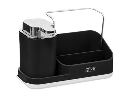 Vente Unique Organiseur D'Évier 4 En 1 "Néo" 21cm Noir