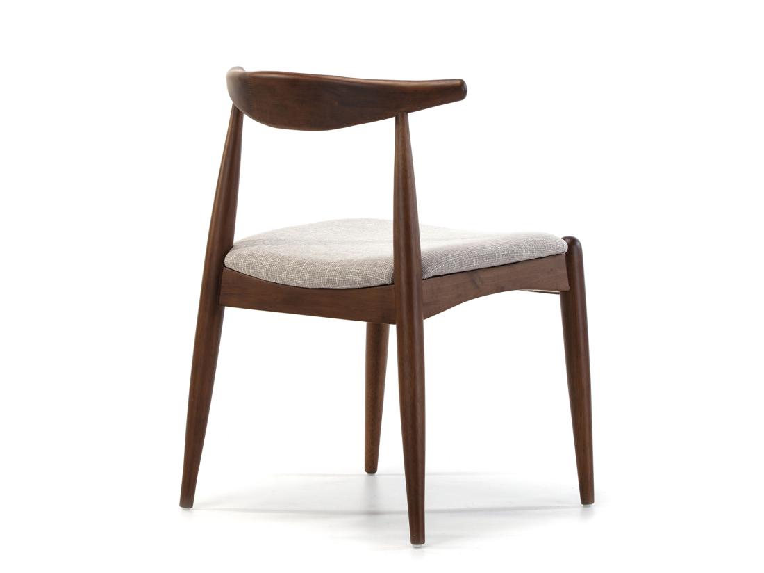 Vente Unique Pack 2 Chaises Corzo Couleur Noyer Bois Massif 52 5 Cm X 50 Cm X 74.5 Cm