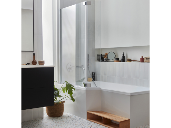 Vente Unique Pack Baignoire Bain Douche 180 X 90 JACOB DELAFON Neo Version Gauche + Tablier