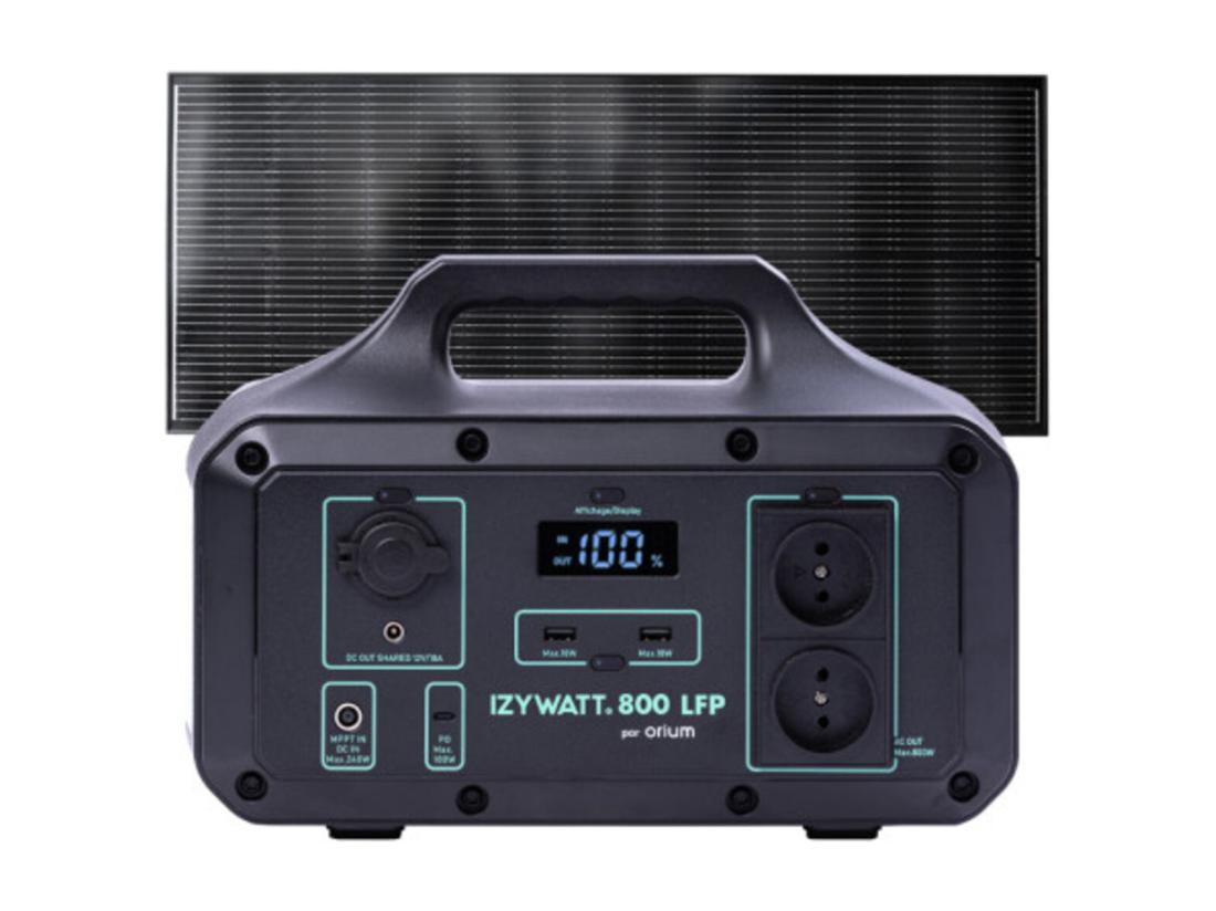 vente unique Pack générateur solaire LFP Izywatt 800 + panneau solaire fixe 200W - Orium