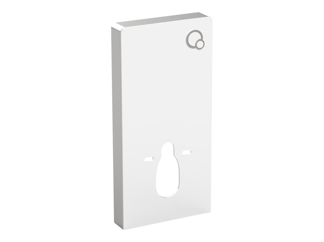 Vente Unique Pack WC Suspendu Blanc Avec Bâti-support Décoratif - CLEMONA