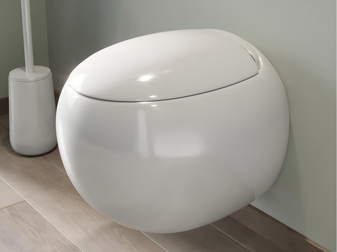 vente unique Pack WC suspendu blanc + bâti-support - HURO II