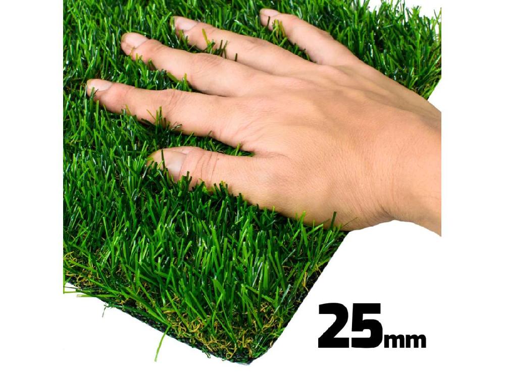 vente unique Padang 25 - Gazon synthétique PE 1x5m/25mm