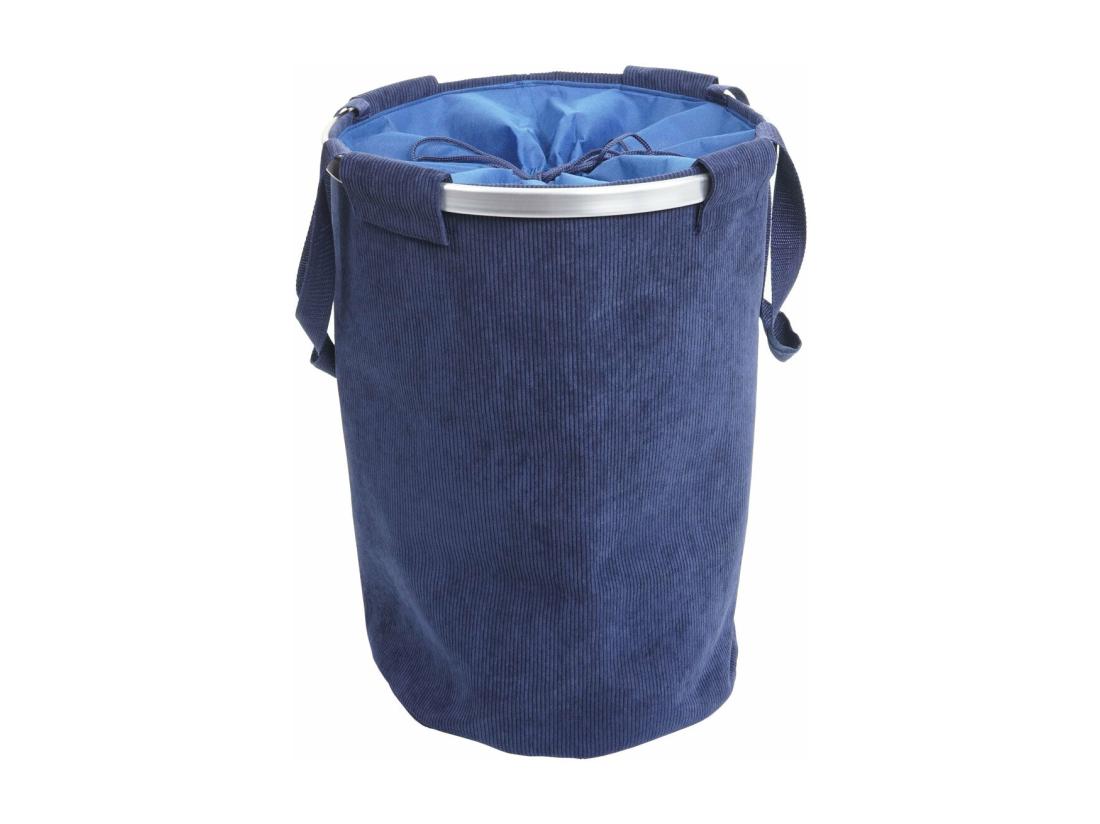 Vente Unique Panier à Linge Corbeille Bleue 39 X 39 X 55 Cm 04_0001297