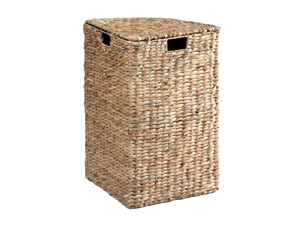 Vente Unique Panier à Linge D'Angle En Jacinthe D'Eau - H66 Cm