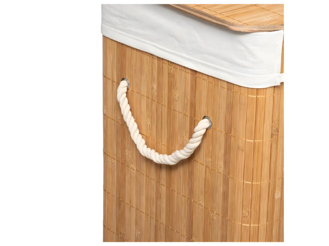 Vente Unique Panier à Linge En Bambou "Daze" 50cm Naturel