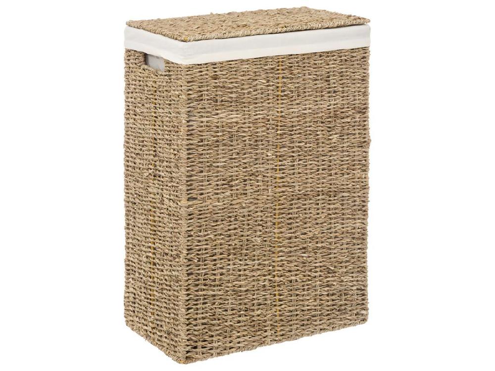 vente unique Panier à Linge en Osier "Seagrass" 55cm Naturel