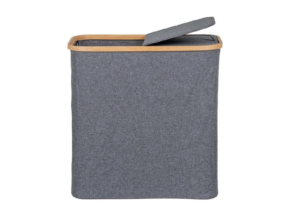 Vente Unique Panier à Linge Noto Gris 33x54x54 Cm EPIKASA