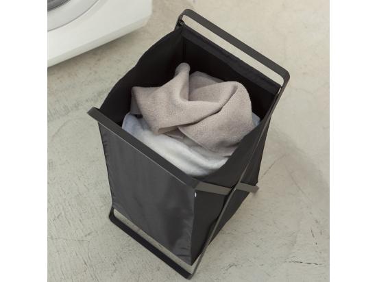 Vente Unique Panier à Linge Pliable Noir Tower - L30 Cm