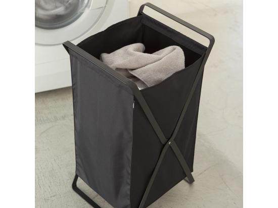 Vente Unique Panier à Linge Pliable Noir Tower - L30 Cm