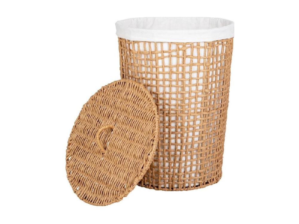 Vente Unique Panier à Linge Pomal Marron 42x42x56 Cm EPIKASA