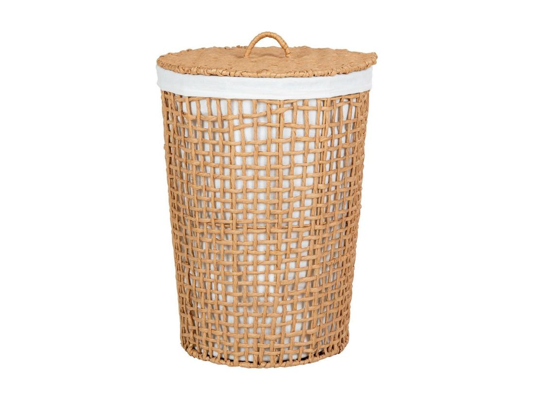 vente unique Panier à Linge Pomal Marron 42x42x56 cm EPIKASA