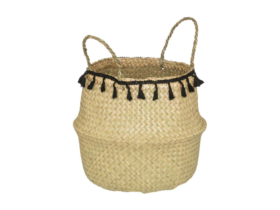 vente unique Panier à Pompons Pliable "Alina" 37cm Beige
