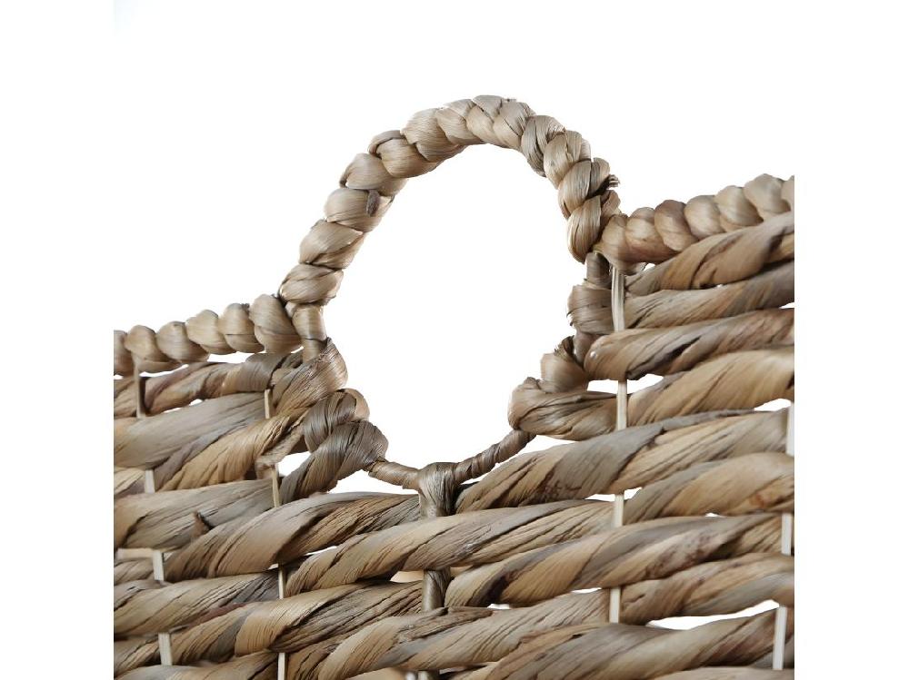 Vente Unique Panier Haut En Jacinthe D'eau Grand Modèle - L52xH37 Cm