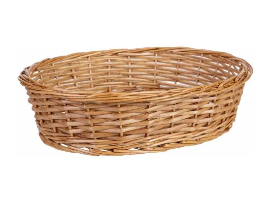 Vente Unique Panier Ovale En Osier Marron 34x28x9 5h Cm