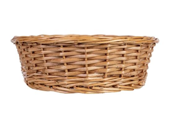 Vente Unique Panier Ovale En Osier Marron 34x28x9 5h Cm