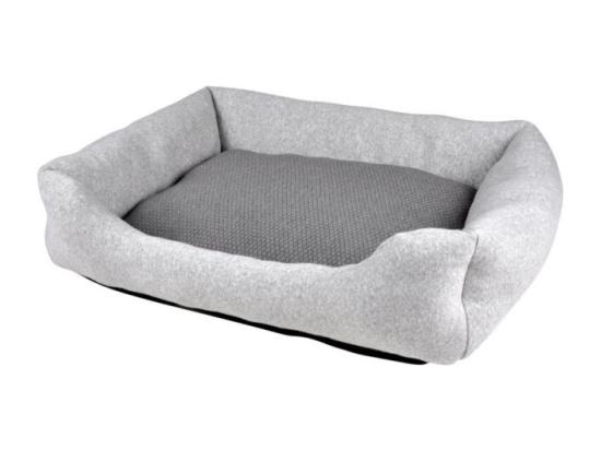Vente Unique Panier Rectangle Pour Animaux - Gris - L 60 X L 48 X H 14 Cm