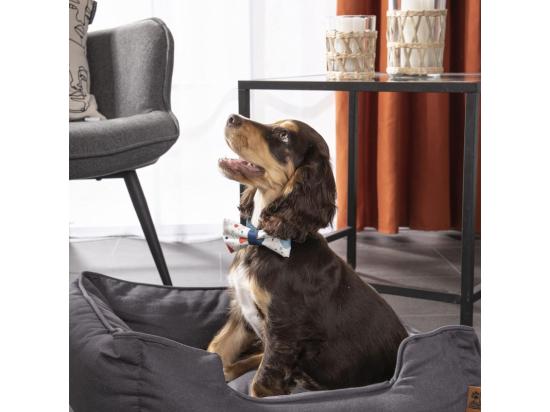 Vente Unique Panier Rectangle Pour Animaux "Terrazzo" - Orange - L 55 X L 50 X H 20 Cm