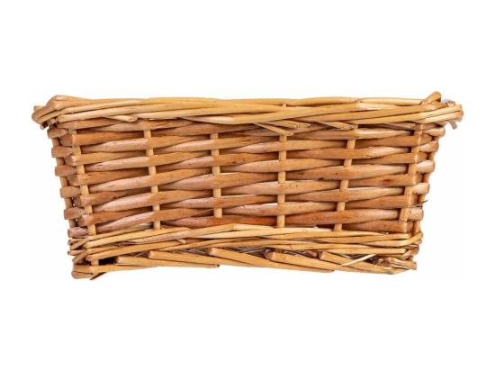 Vente Unique Panier Rectangulaire En Osier Marron 31x23x8 5h Cm