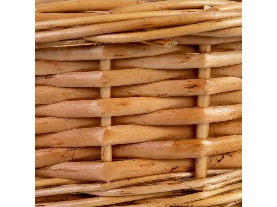 Vente Unique Panier Rond En Osier Marron 29 5x29 5x9h Cm