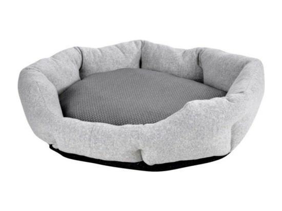 Vente Unique Panier Rond Pour Animaux - Gris - D 45 X H 13 Cm