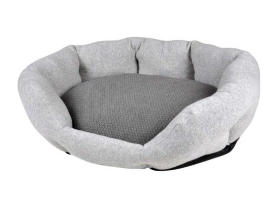 Vente Unique Panier Rond Pour Animaux - Gris - D 55 X H 14 Cm