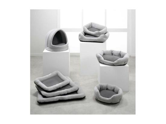 Vente Unique Panier Rond Pour Animaux - Gris - D 55 X H 14 Cm