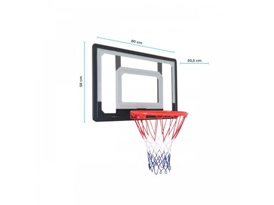 Vente Unique Panneau De Basket Portable Mural "Los Angeles" 80 X 58 Cm