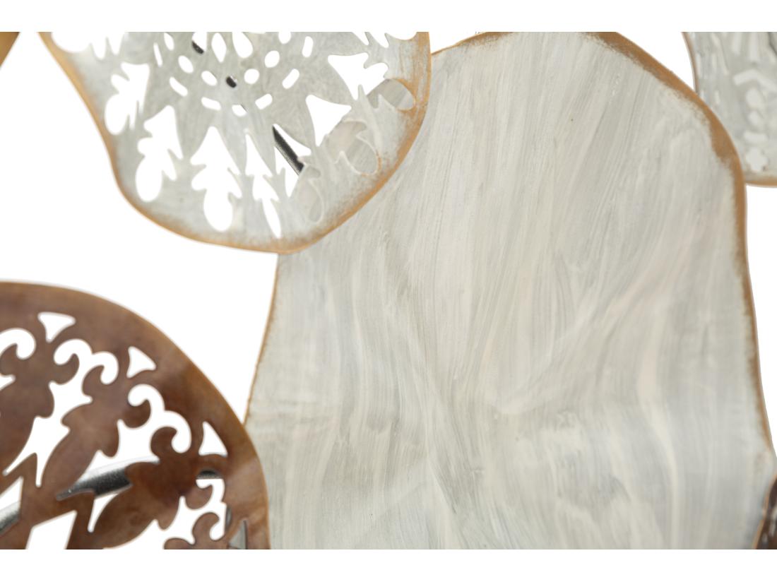 Vente Unique Panneau Décoratif 3D Triby - Panneau Murale Avec Figures Circulaires Découpées Et Multicolores - 125x5 5x68 5 Cm