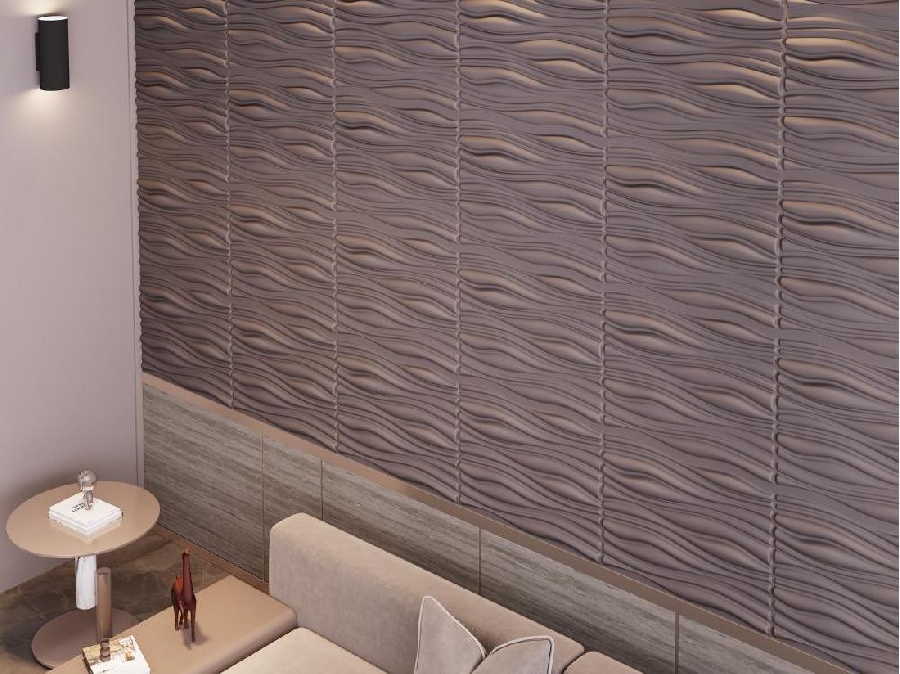 vente unique Panneau mural 3D à peindre - pack de 3m² - lot de 6 pièces - ONDIA