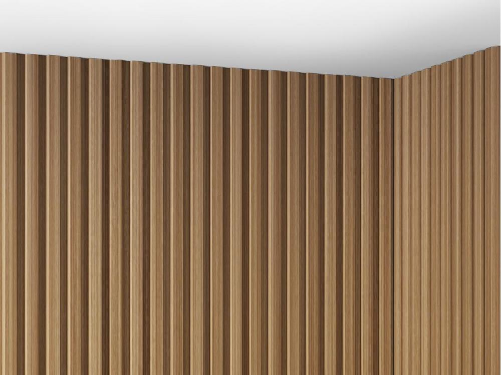 Vente Unique Panneau Mural 3D - Pack De 3 71 M² - Coloris Bois Naturel - Lot De 8 Pièces - TATIANA