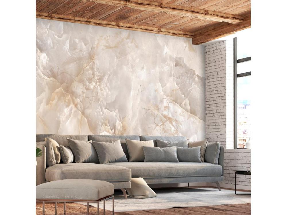Vente Unique Papier Peint Adhésif Toned Marble - 196 X 140 Cm