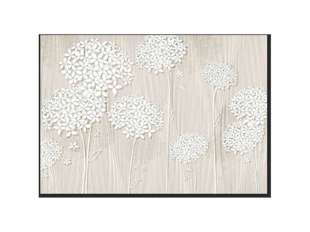 Vente Unique Papier Peint Délicatesse Crémeuse - 350 X 245 Cm
